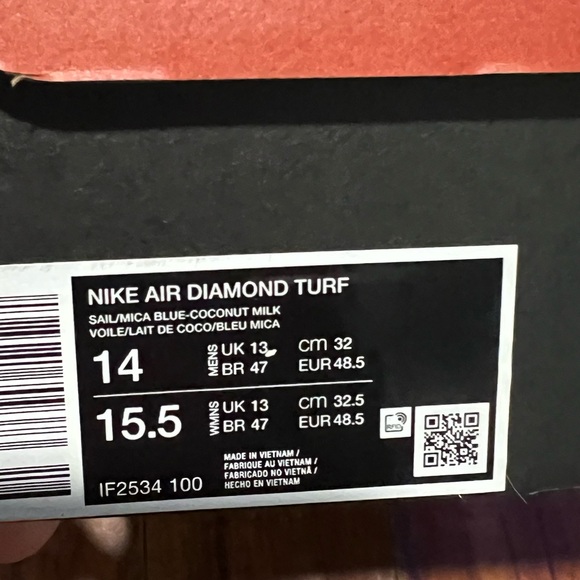 Nike air diamond turf must be the money size 14 - Picture 8 of 8